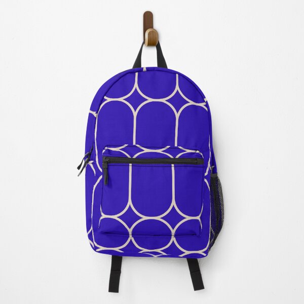 Item preview, Mod Pods Retro Geometric Pattern in Cobalt Blue and Beige designed and sold by kierkegaard.