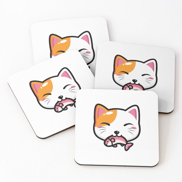Item preview, DengoBear - Dengo Cat loves fish designed and sold by dengobear.
