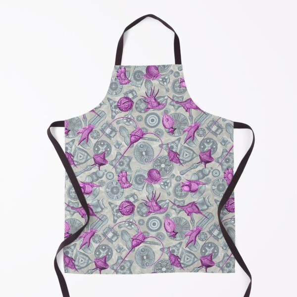 Item preview, Ernst Haeckel Pink Peridinea Algae Over Cerulean Diatoms designed and sold by aimeewilson.