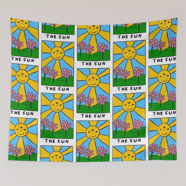 Item preview, THE SUN tarot card designed and sold by Theo Altmaier.