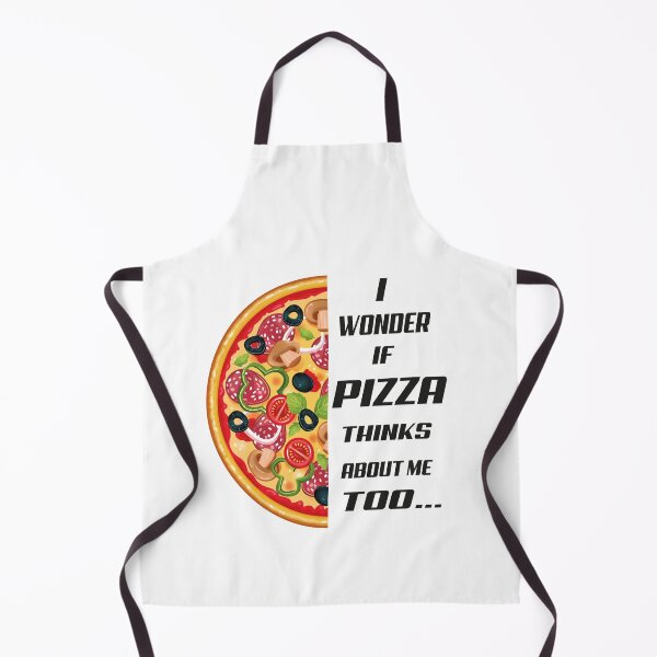 Item preview,  I wonder if pizza thinks about me too, designed and sold by truewear1.