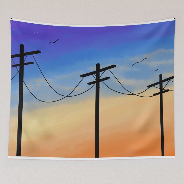 Item preview, Sunsets and Powerlines  designed and sold by rinrin126.