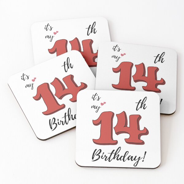 Item preview, It's My 14th Birthday quote designed and sold by WayneTower.