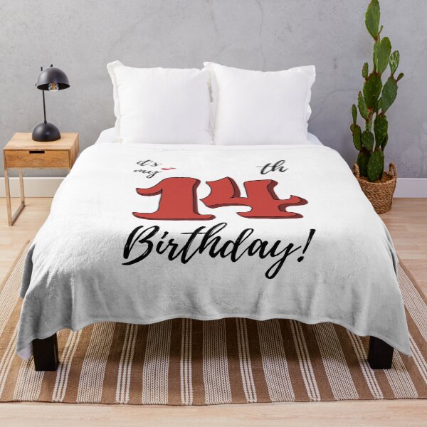 Item preview, It's My 14th Birthday quote designed and sold by WayneTower.