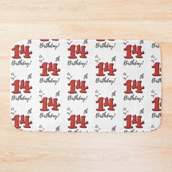 Item preview, It's My 14th Birthday quote designed and sold by WayneTower.