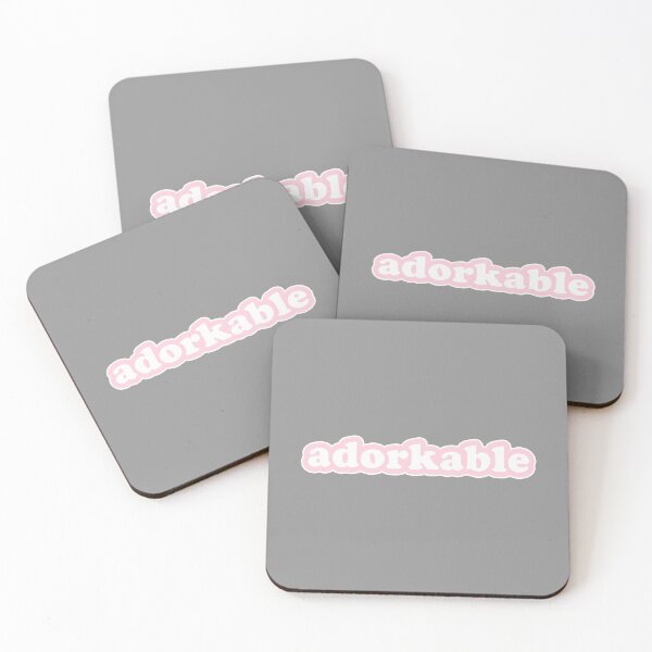 Item preview, Adorkable in Millennial Pink Retro Design designed and sold by Bumblefuzzies.