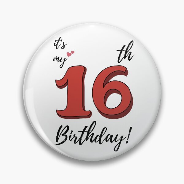 Item preview, It's My 16th Birthday quote designed and sold by WayneTower.