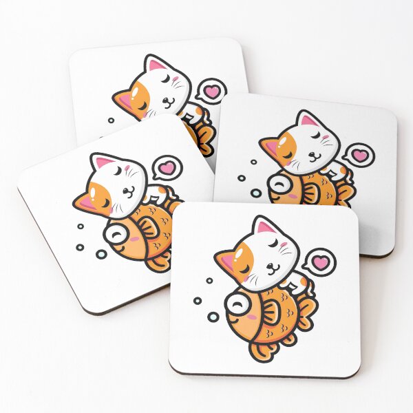 Item preview, DengoBear - Dengo Cat sleeping love designed and sold by dengobear.