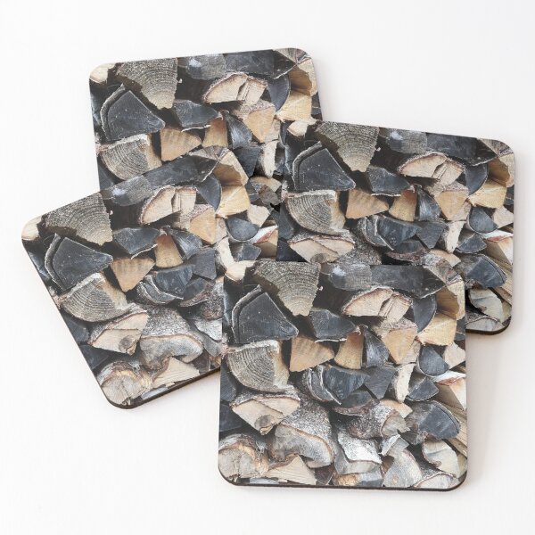 Item preview, Firewood for old sauna. Rough grey wooden pattern. designed and sold by FoxMire.