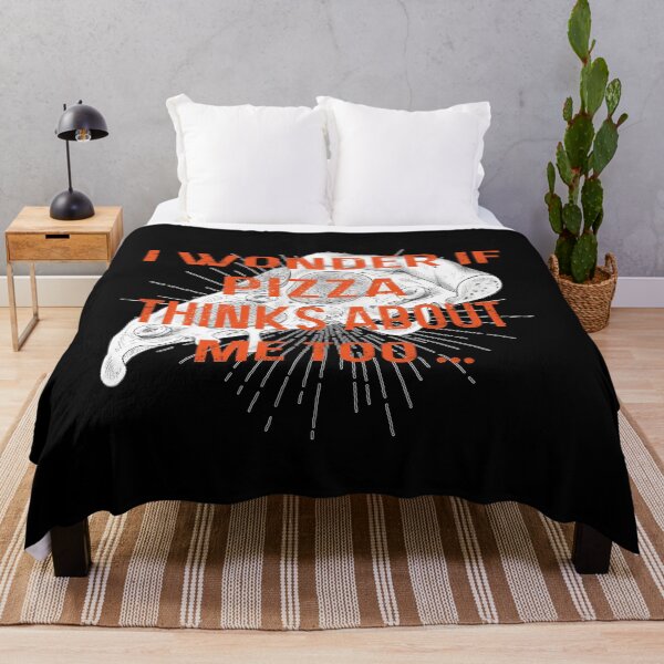 Item preview, I wonder if pizza thinks about me too, designed and sold by truewear1.