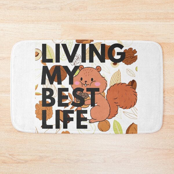 Item preview, Squirrel Enjoying Life -Living My Best Life- designed and sold by Red-ElYoubi.