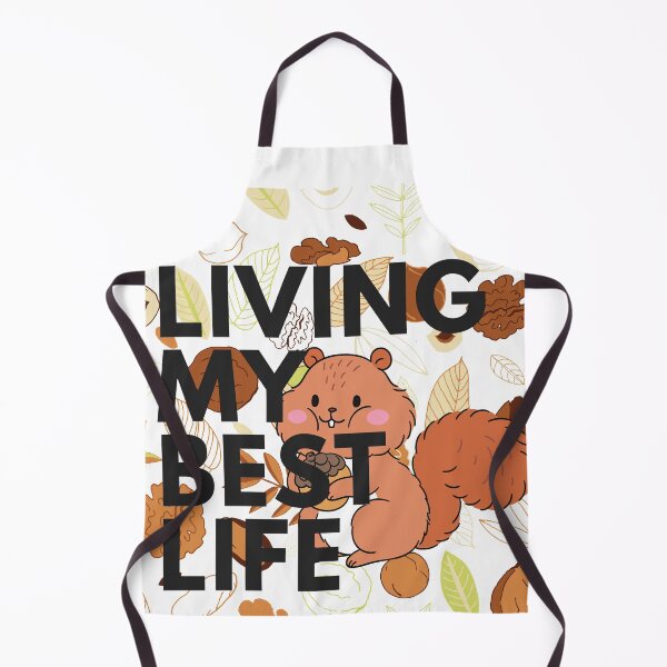 Item preview, Squirrel Enjoying Life -Living My Best Life- designed and sold by Red-ElYoubi.