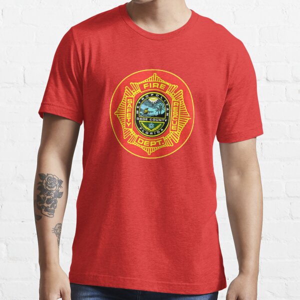 THE MIAMI FIRE DEPARTMENT SHIRT AND STICKER Essential T-Shirt