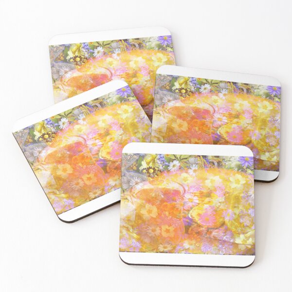 Item preview, Psychedelic Trippy Citrus Fruit Floral Flowers designed and sold by homeminds.