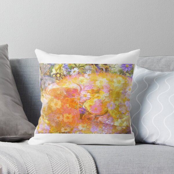 Item preview, Psychedelic Trippy Citrus Fruit Floral Flowers designed and sold by homeminds.