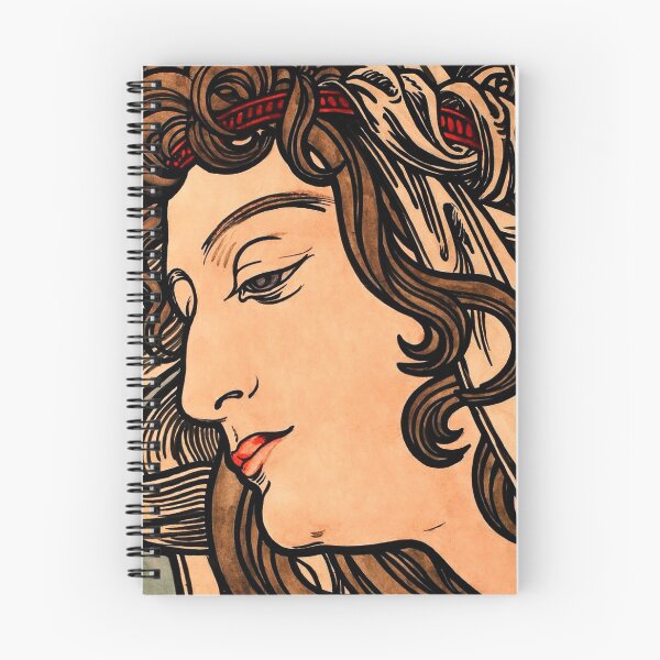 Artikelvorschau, Jugendstil-Sammlung - Dame mit fließendem Haar entworfen und verkauft von Artificialx.