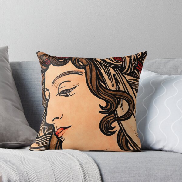 Item preview, Art Nouveau Collection - Lady with flowing hair designed and sold by Artificialx.