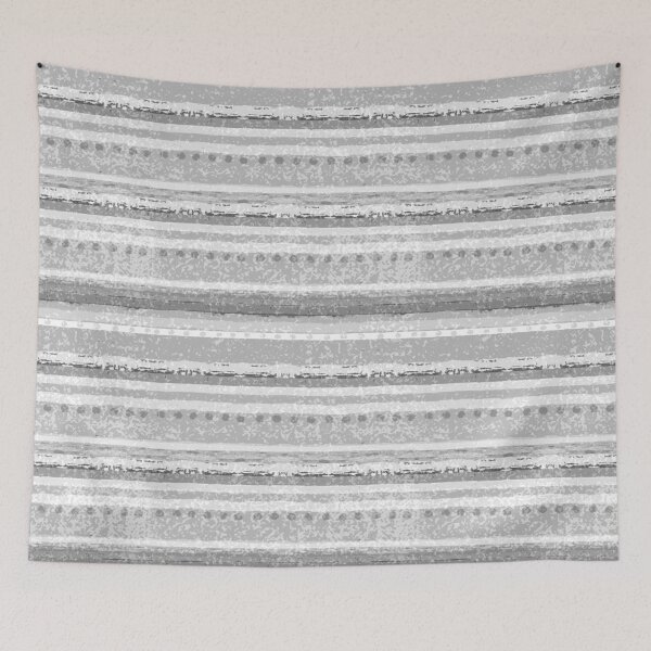 Aperçu de l'œuvre Rayures grises et monochromes natives créée et vendue par RebeccaHandy.