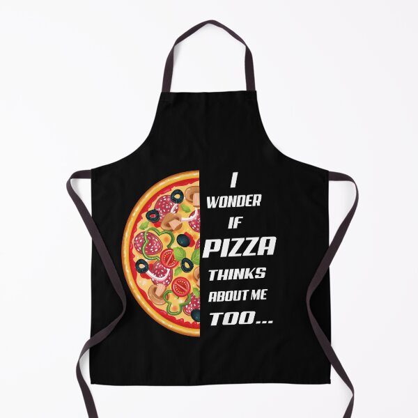 Item preview,    I wonder if pizza thinks about me too, designed and sold by truewear1.