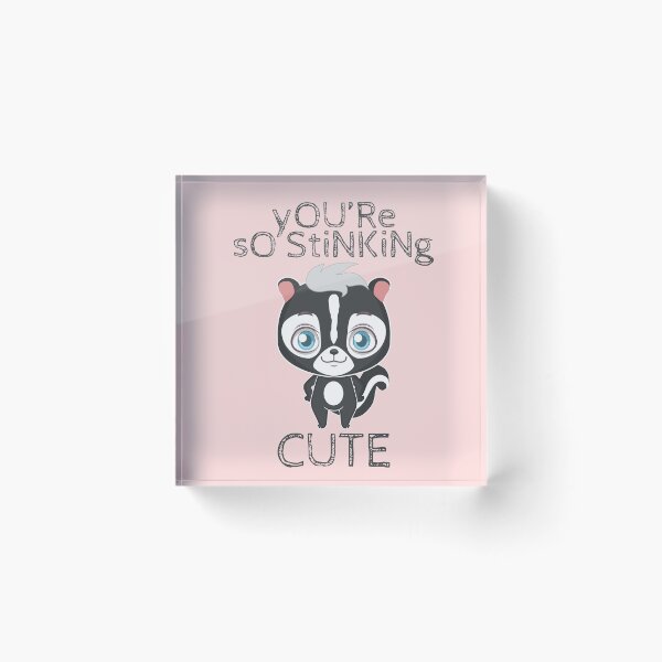 Item preview, You're So Stinking Cute - Skunk - Pink designed and sold by crazycollective.