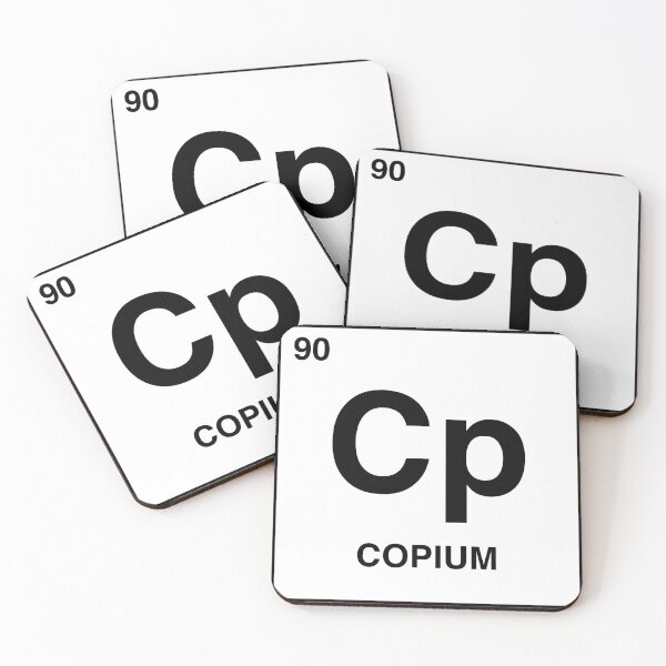Item preview, Copium Chemical Element designed and sold by BlackMosaic.