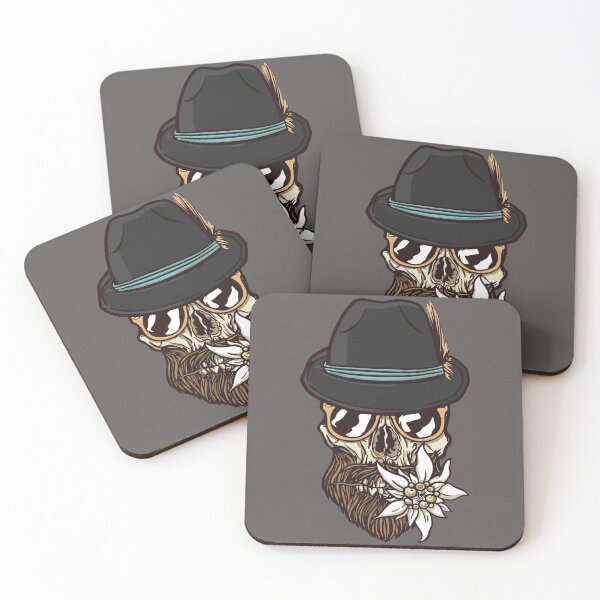 Item preview, Hipster Skull designed and sold by PatrickPOD.