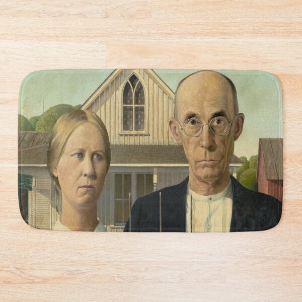 Item preview, Grant Wood's American Gothic designed and sold by mosfunky.