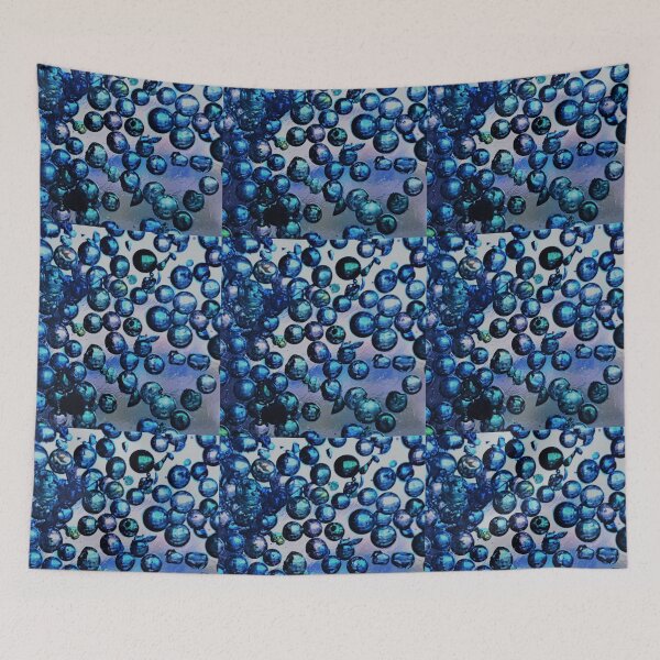 Aperçu de l'œuvre Bleu, NZ Paua Pearls # 3 créée et vendue par KauriMountain.