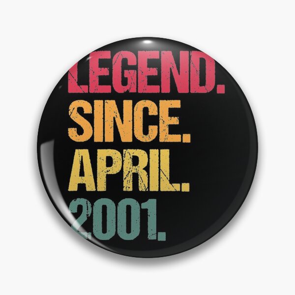 Item preview, Legend Since April 2001 21th Birthday 21 Years Old  designed and sold by IFFOUR.