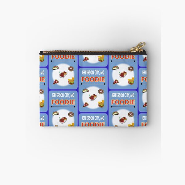 Item preview, Jefferson City, MO - Foodie - Light Blue Background designed and sold by ThisNThatImages.