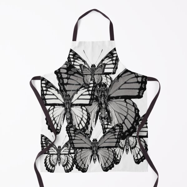 Item preview, BLACK & WHITE ART,MONARCH ART,BUTTERFLIES ABSTRACT PATTERN designed and sold by sharlesart.