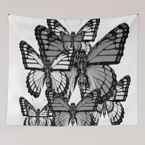 Item preview,  BLACK & WHITE ART,MONARCH ART,BUTTERFLIES ABSTRACT PATTERN designed and sold by sharlesart.