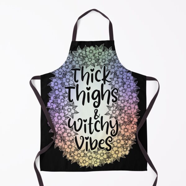 Item preview, Thick thighs witchy vibes cheeky fun saying designed and sold by stickypixie.