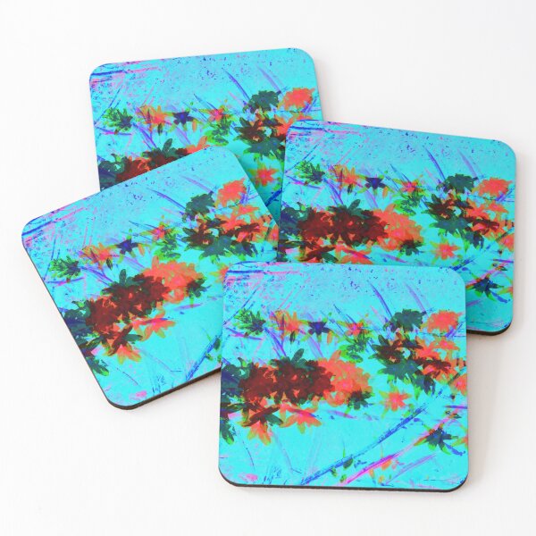 Item preview, Flowers on Blue designed and sold by Frances  Smith.
