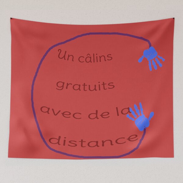 Aperçu de l'œuvre un câlins gratuits avec de la distance créée et vendue par Karine Dupras.