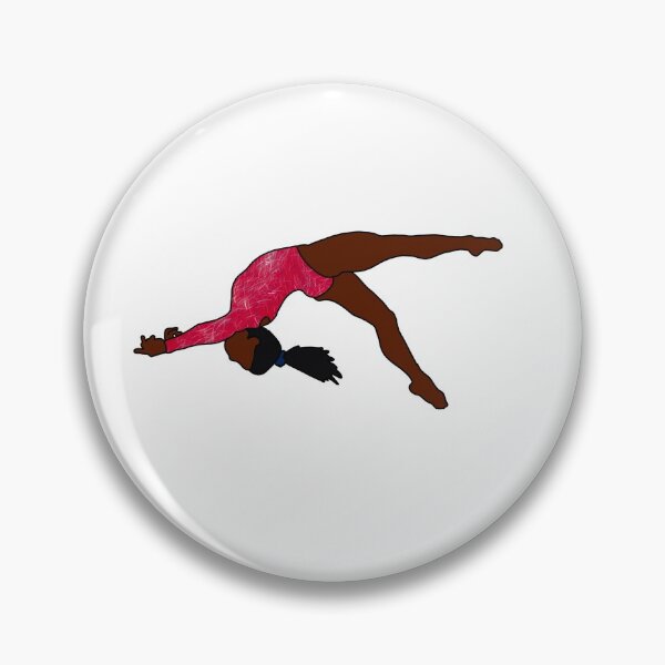 Item preview, Simone Biles Gymnastics Drawing designed and sold by GrellenDraws.