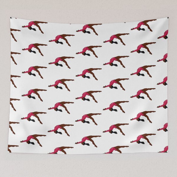 Item preview, Simone Biles Gymnastics Drawing designed and sold by GrellenDraws.