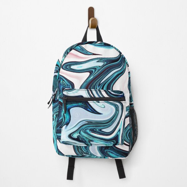 Item preview, White & Turquoise Liquid designed and sold by Flydea.