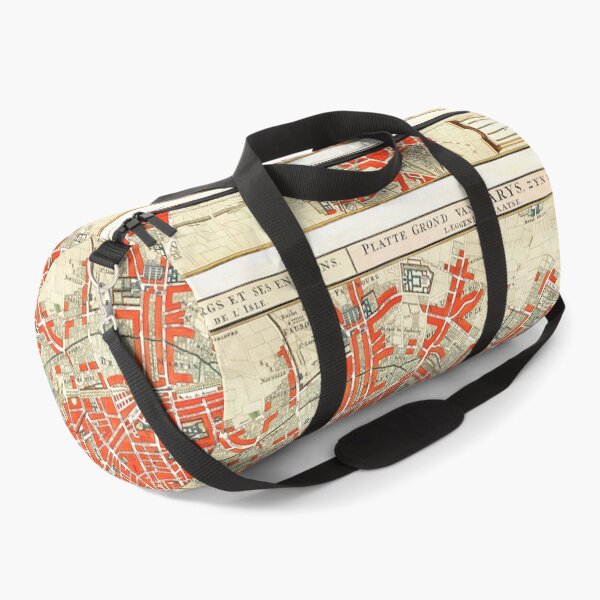 Item preview, Paris vintage old map print designed and sold by maxigold.
