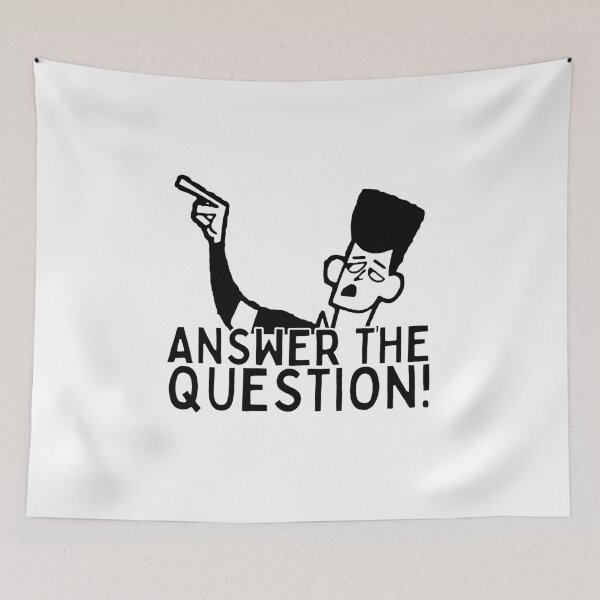Item preview, ANSWER THE QUESTION! designed and sold by The Cosmic Turtle.