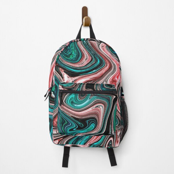 Artikelvorschau, Pink & Turquoise in Abstract Wave entworfen und verkauft von Flydea.