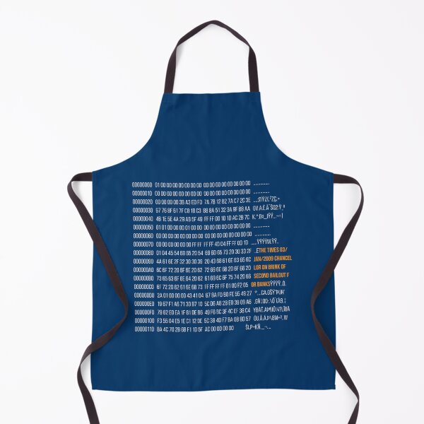 Item preview, Bitcoin Genesis Block by Satoshi Nakamoto Message 2009 designed and sold by ravishdesigns.