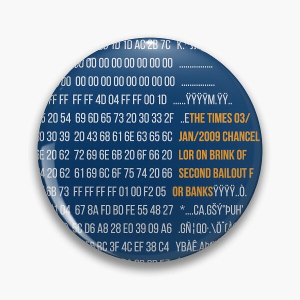 Item preview, Bitcoin Genesis Block by Satoshi Nakamoto Message 2009 designed and sold by ravishdesigns.