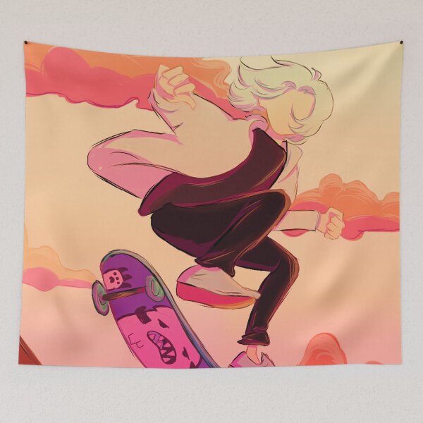 Item preview, Langa Skateboarding in the sunset designed and sold by Sophprano.