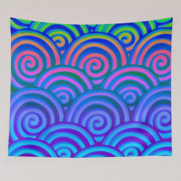 Item preview, Caspian Sea Spirals designed and sold by PanicDay.