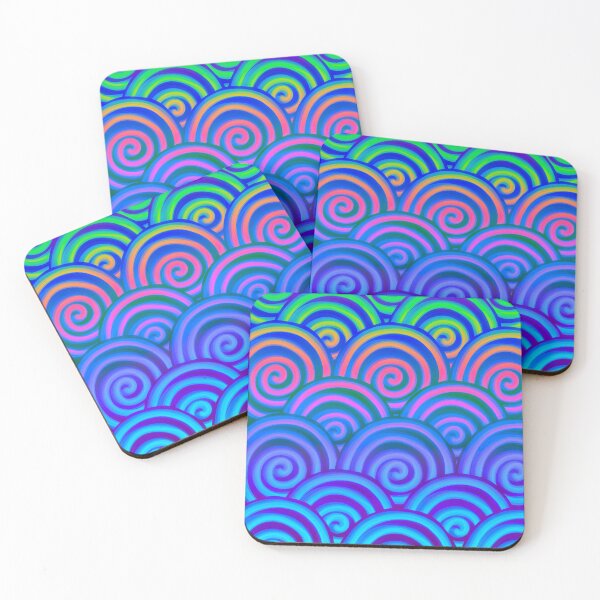 Item preview, Caspian Sea Spirals designed and sold by PanicDay.