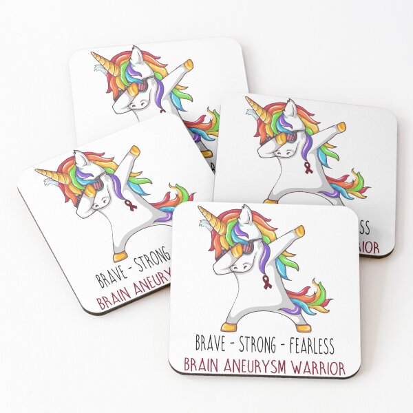Item preview, Brain Aneurysm Warrior Brave Strong Fearless designed and sold by deputylove.