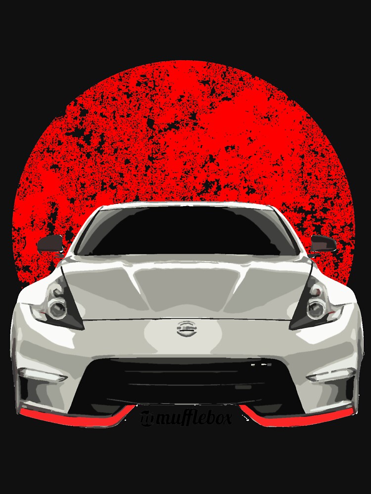 "Nissan 370z Red Flag" T-shirt by mufflebox | Redbubble