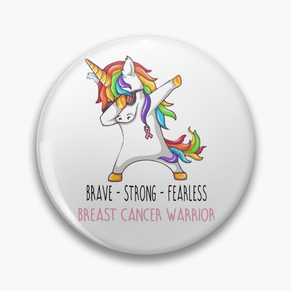 Item preview, Breast Cancer Warrior Brave Strong Fearless designed and sold by deputylove.