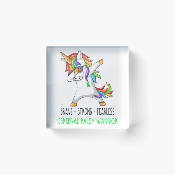 Item preview, Cerebral Palsy Warrior Brave Strong Fearless designed and sold by deputylove.
